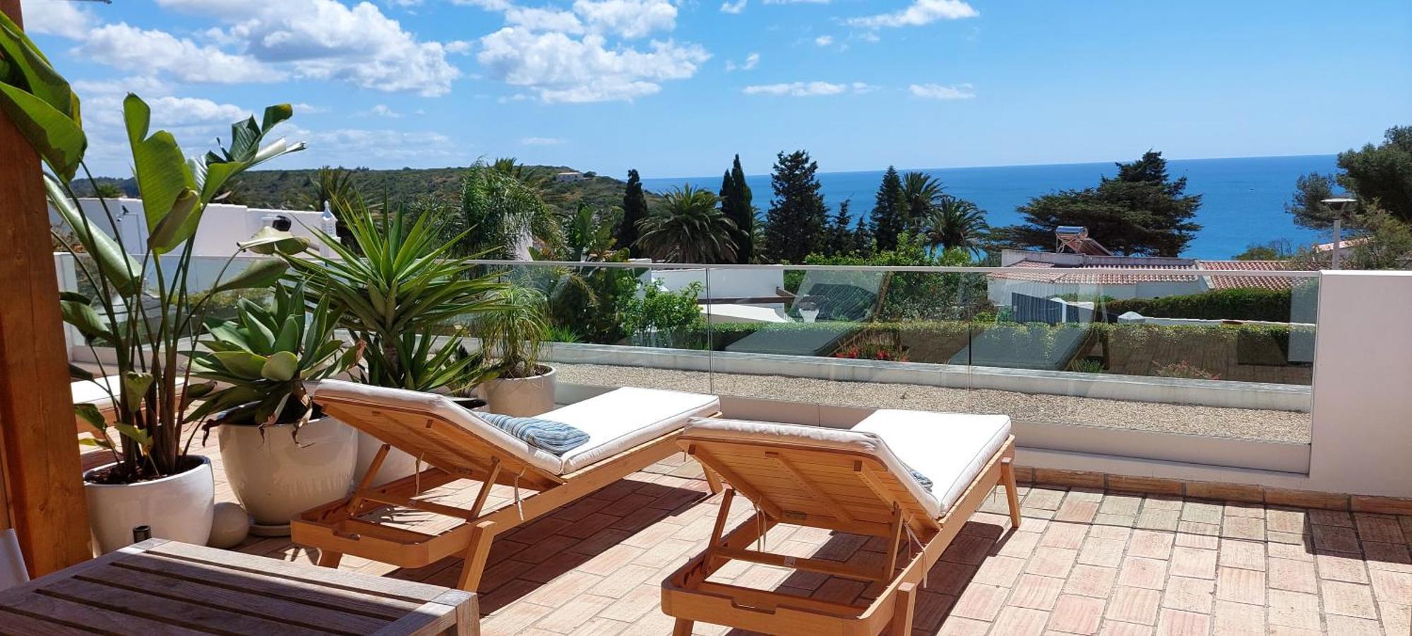Romantik Villa Salema Esterno foto